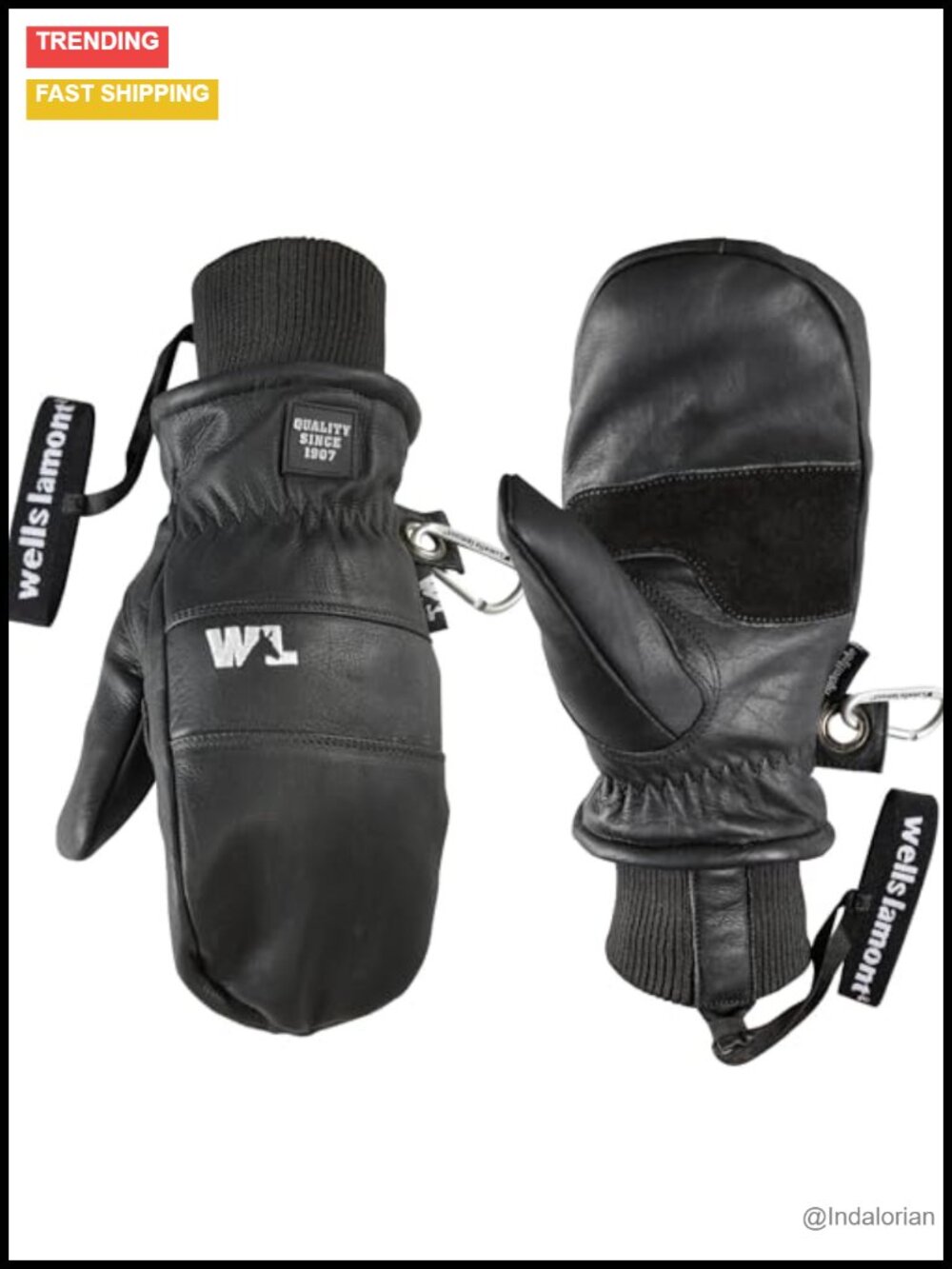 HydraHyde Waterproof Insulated Winter Mittens for Skiing Snowboarding